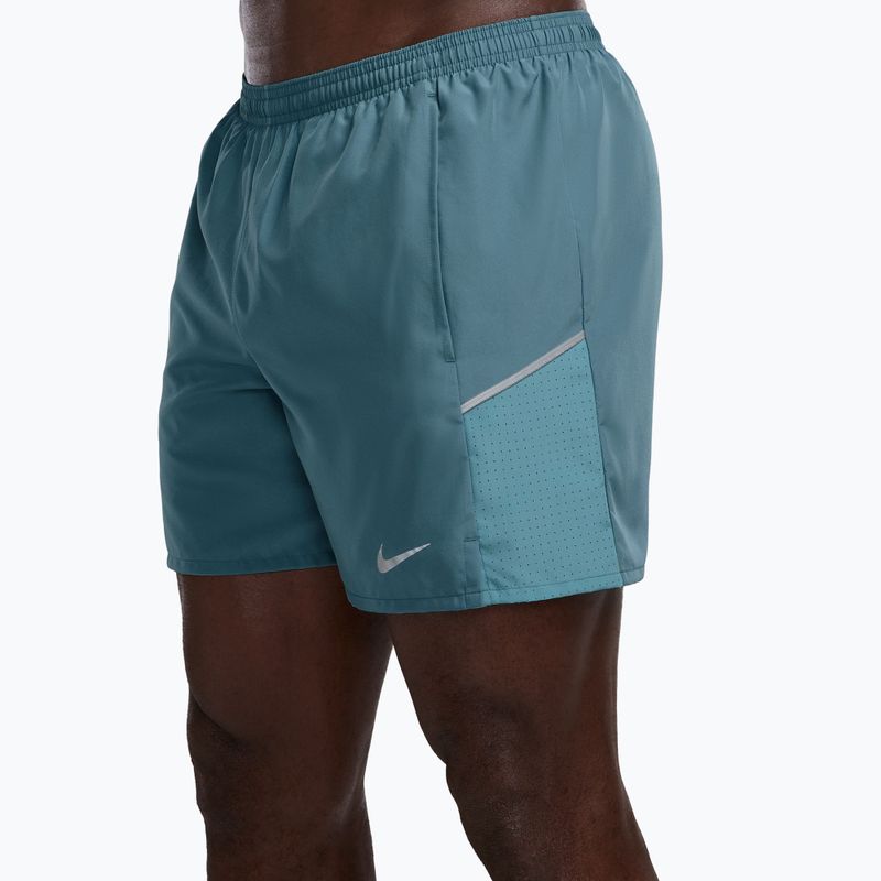 Pantaloni scurți de alergare pentru bărbați Nike Miler Dri-Fit 2in1 5" IF2044 smokey blue/cerulean 3