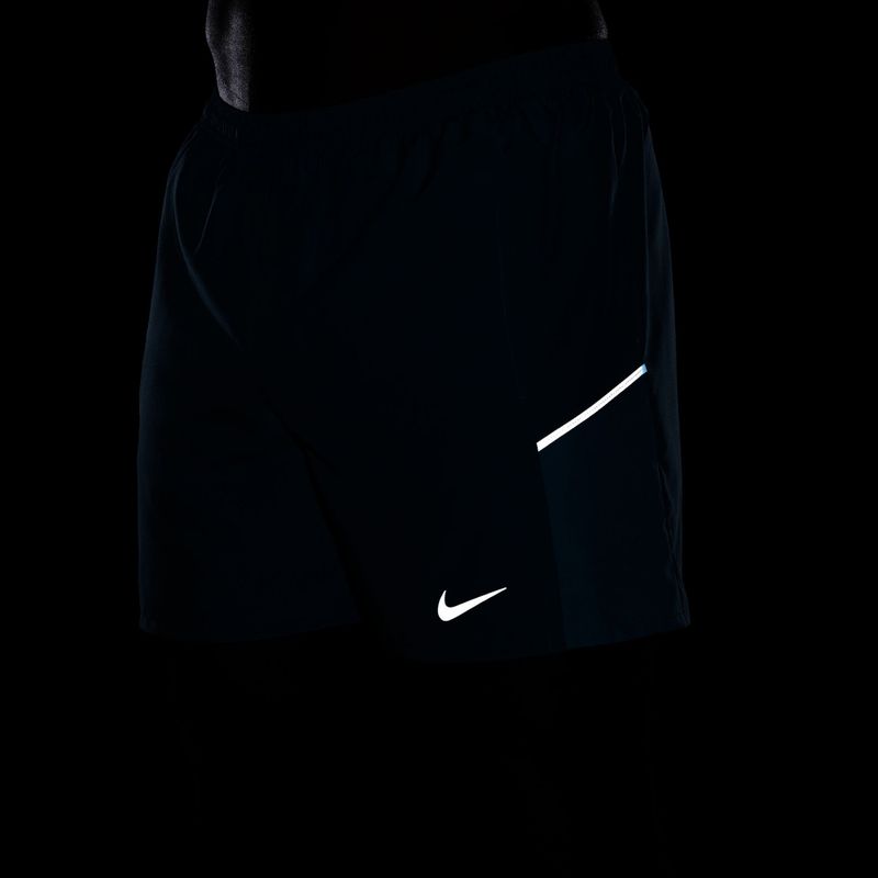 Pantaloni scurți de alergare pentru bărbați Nike Miler Dri-Fit 2in1 5" IF2044 smokey blue/cerulean 5