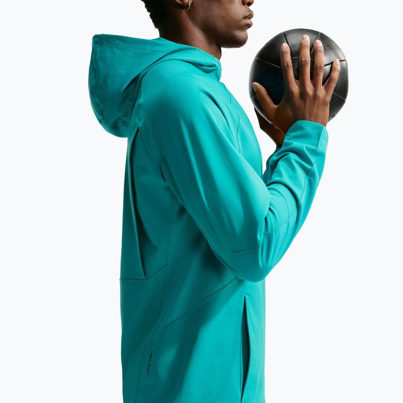 Bluză de antrenament pentru bărbați Nike Pro energy/bright spruce 4