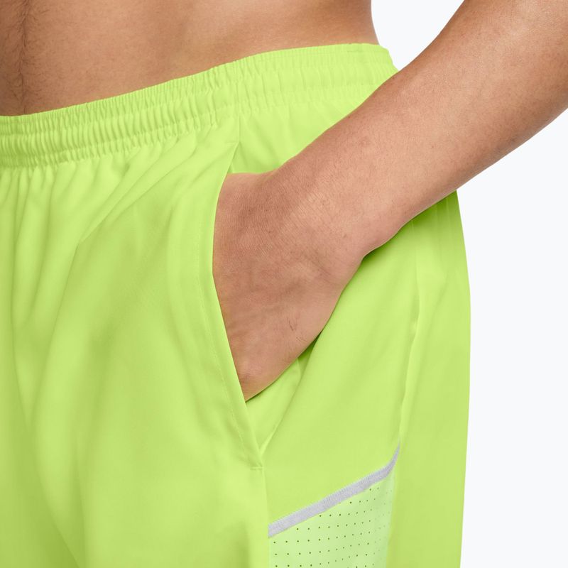 Pantaloni scurți pentru bărbați Nike Miler Dri-Fit Brief Lined 5" light lemon twist 4
