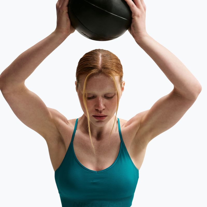 Sutien de antrenament pentru femei Nike Pro Seamless Light Support Sports Bra bright spruce 4