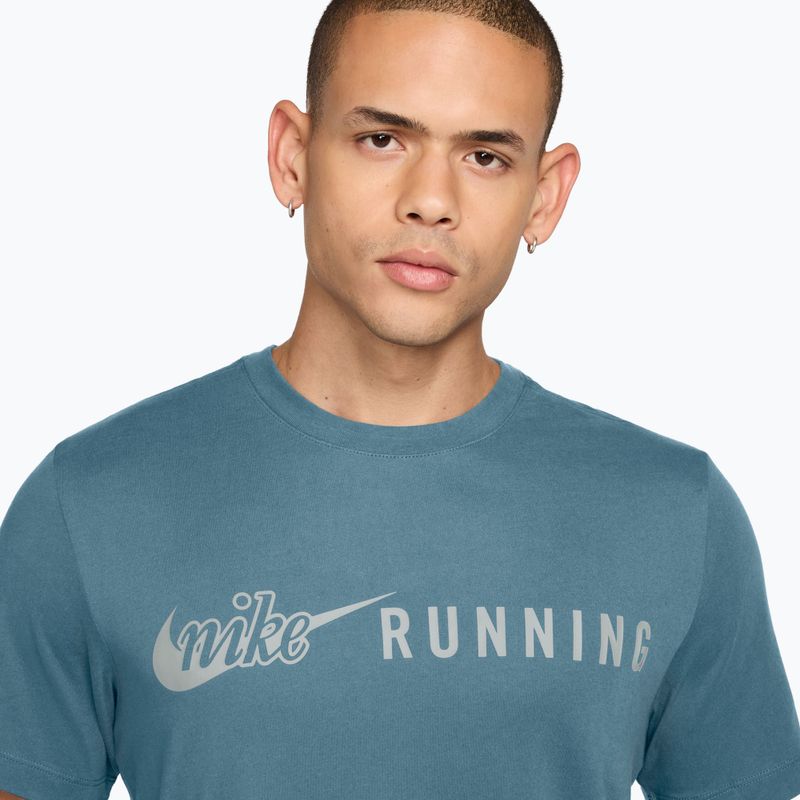 Tricou de alergare pentru bărbați Nike Dri-Fit Running T-Shirt smokey blue 3