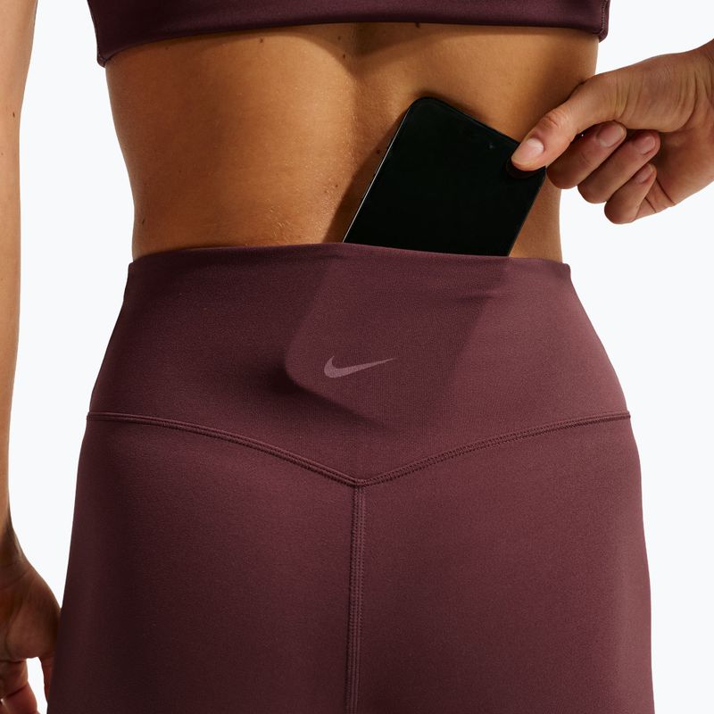 Colanți de antrenament pentru femei Nike Zenvy mystic dates/white 6