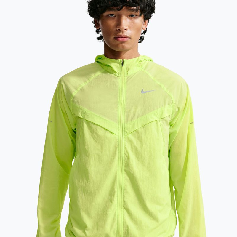Geacă de alergare pentru bărbați Nike Stride Repel UV light lemon twist 4