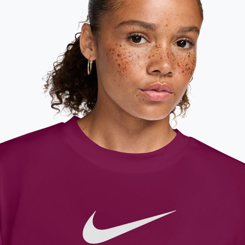 Tricou de antrenament pentru femei Nike Pro Dri-Fit Loose true berry/white 3