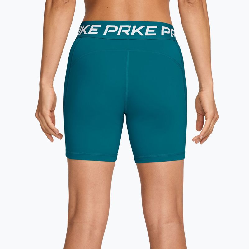 Pantaloni scurți pentru femei Nike Pro 365 bright spruce/white 2