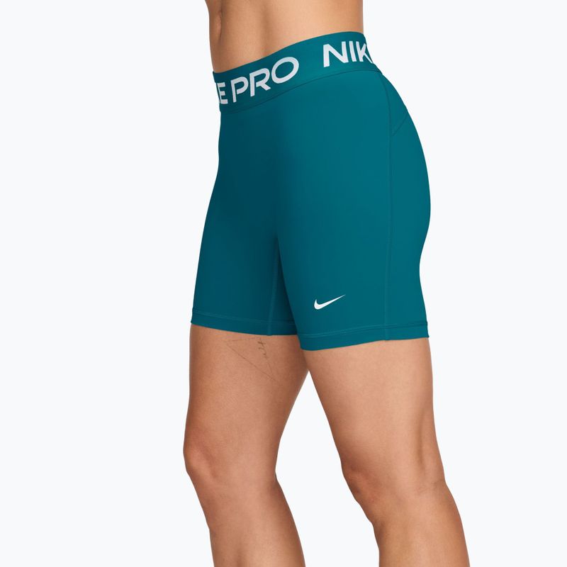 Pantaloni scurți pentru femei Nike Pro 365 bright spruce/white 3