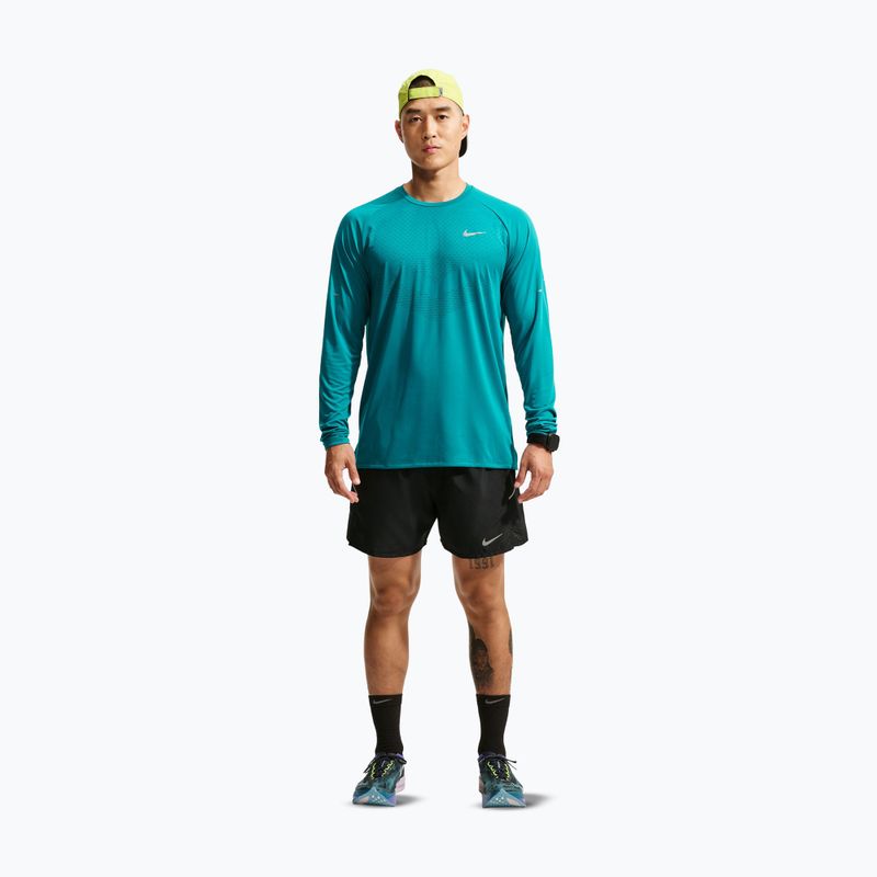 Longsleeve de alergare pentru bărbați Nike Stride bright spruce 2