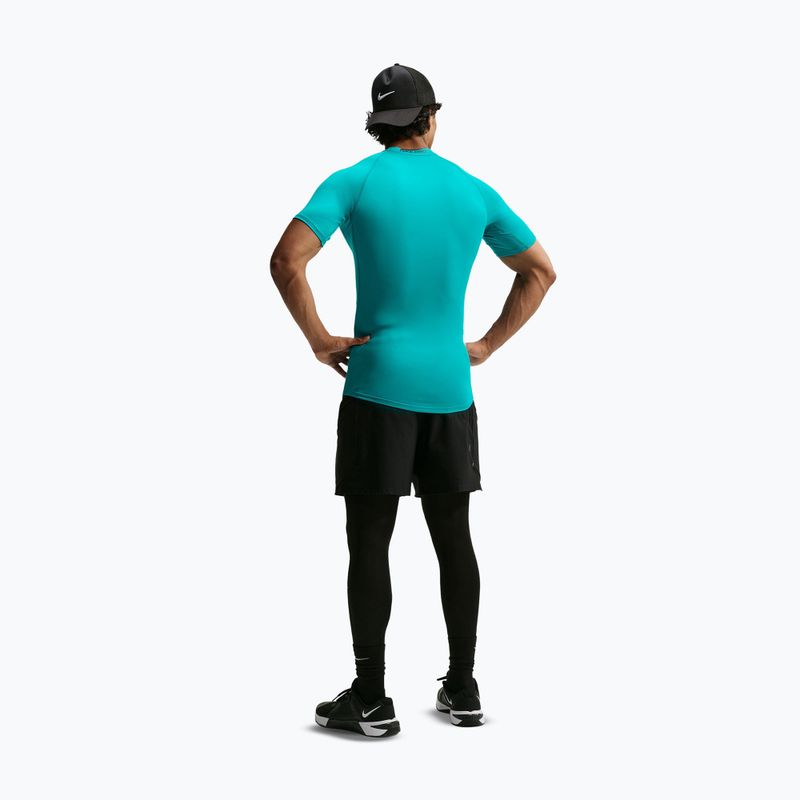 Tricou de antrenament bărbați Nike Pro Dri-Fit Tight SS Fitness energy/black 3