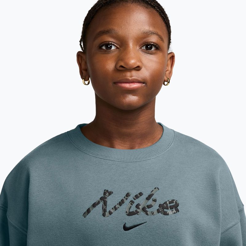 Bluză pentru copii Nike Sportswear Studio mineral slate 3