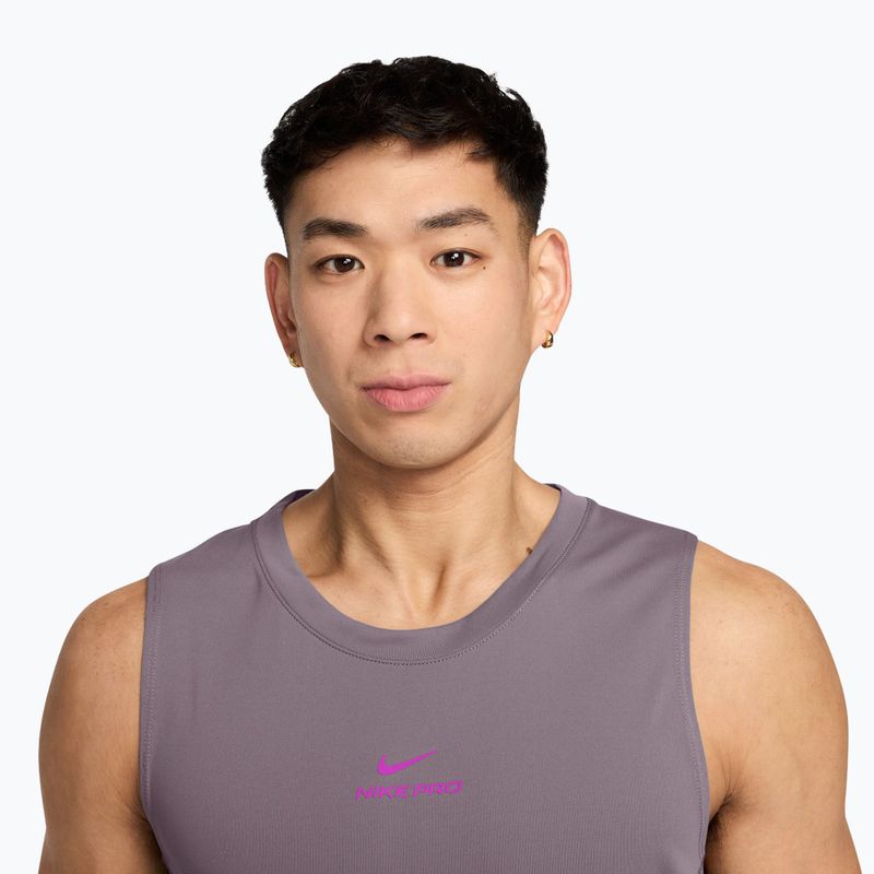 Tricou de antrenament bărbați Nike Pro Training Dri-Fit purple smoke/vivid purple 3