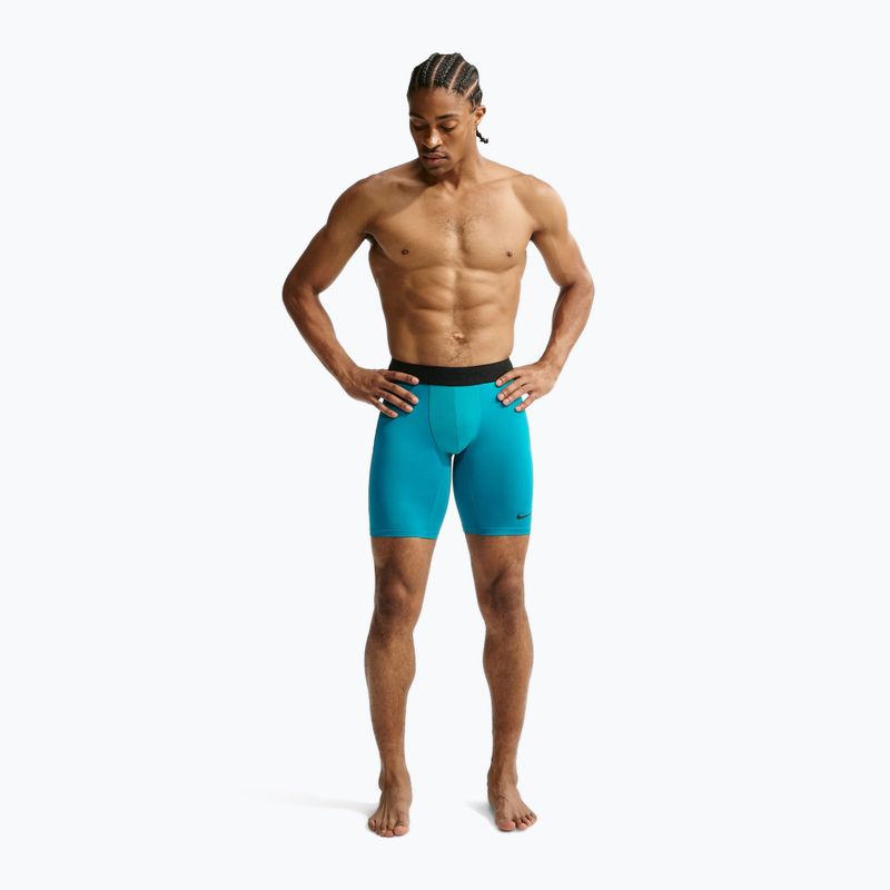 Pantaloni scurți de antrenament pentru bărbați Nike Pro Dri-Fit Fitness Long energy/black 2