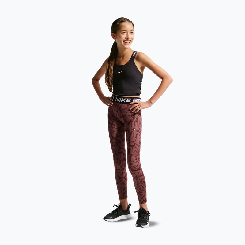 Colanți pentru copii Nike Pro Mystic Dates/White 2