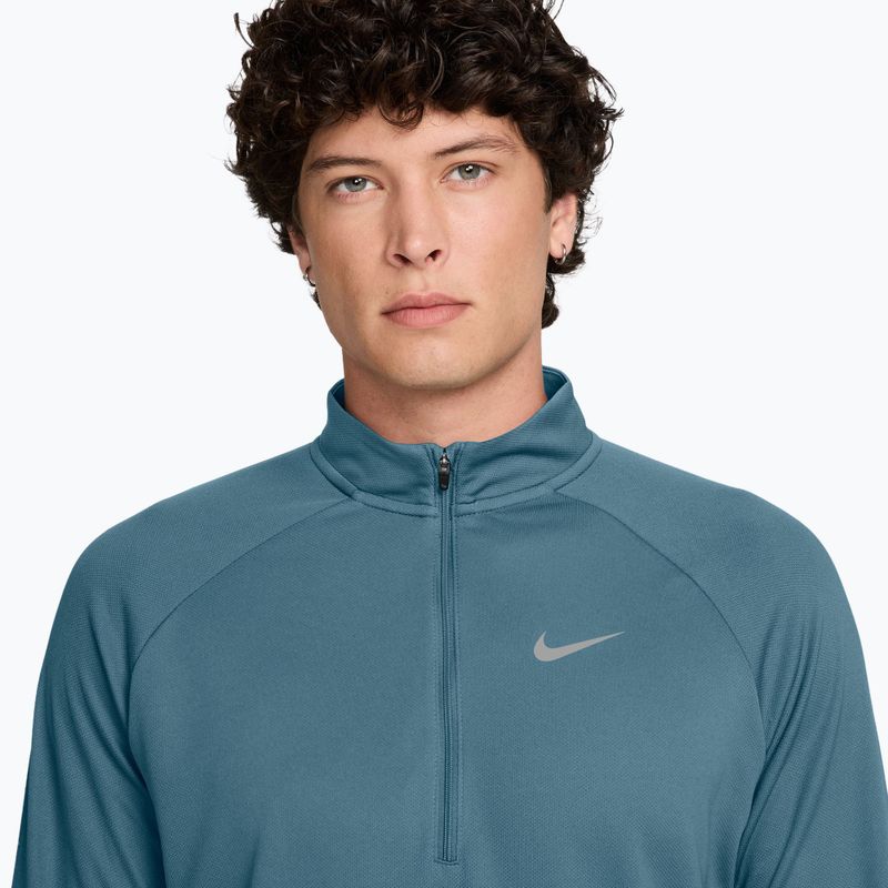 Bluză de alergare pentru bărbați Nike Miler Dri-Fit UV 1/2 Zip smokey blue 3