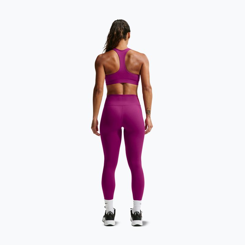 Sutien de antrenament pentru femei Nike Swoosh Medium Support true berry/white 3