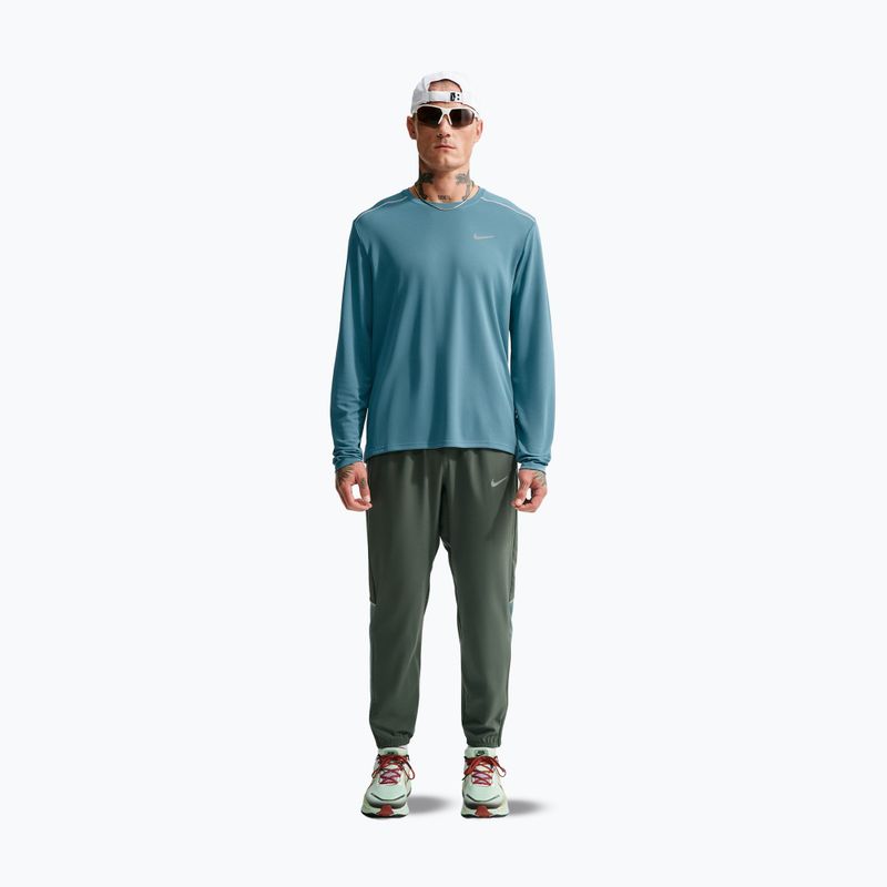 Longsleeve de alergare pentru bărbați Nike Miler Dri-Fit UV smokey blue 2