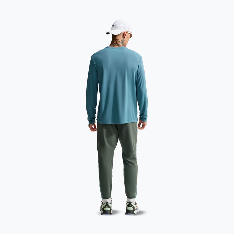 Longsleeve de alergare pentru bărbați Nike Miler Dri-Fit UV smokey blue 3