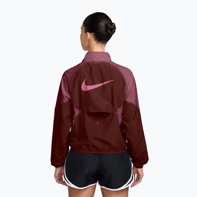 Geacă de alergare pentru femei Nike Tempo mystic dates/pink smoke/rust pink/peony 4
