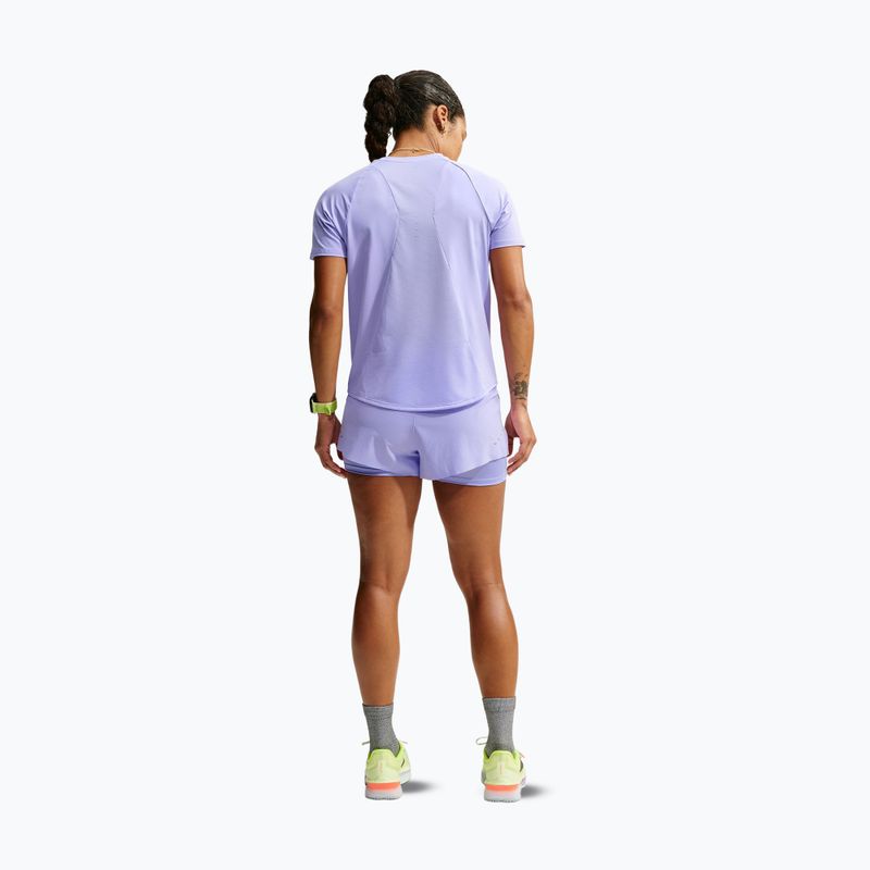 Pantaloni scurți de alergare pentru femei Nike Swift Mid-Rise 2in1 purple pulse 3