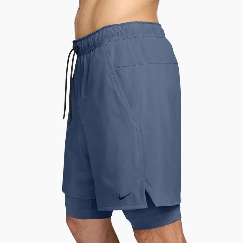 Pantaloni scurți pentru bărbați Nike Unlimited 2in1 Dri-Fit 7" new slate/new slate/black/new slate 3