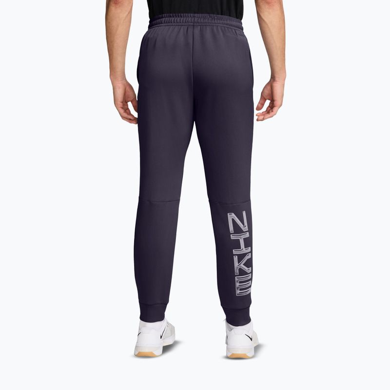 Pantaloni pentru bărbați Nike Flex Dri-Fit UV Fleece purple dynasty/white 2