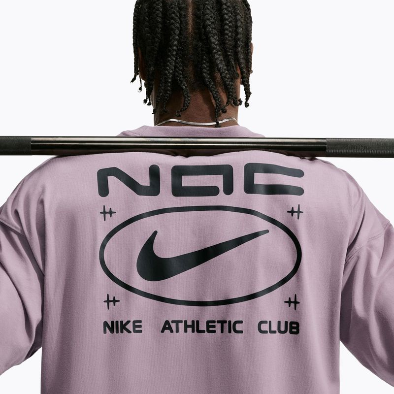 Tricou de antrenament bărbați Nike N.A.C. purple smoke/black 5