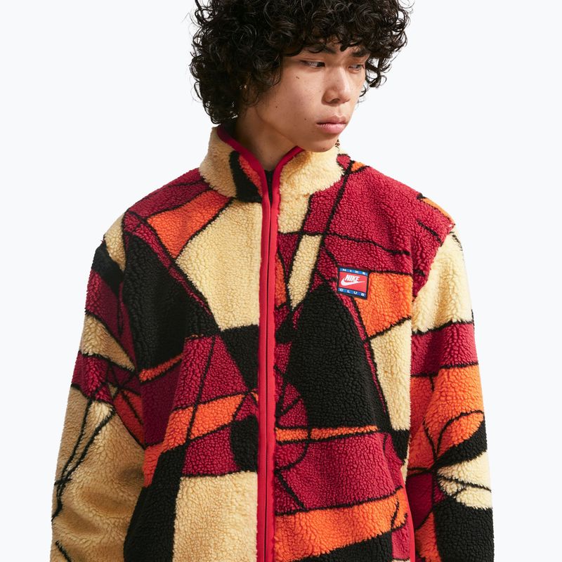 Geacă pentru bărbați Nike Club Winterized Full-Zip university red/soft yellow/black 4