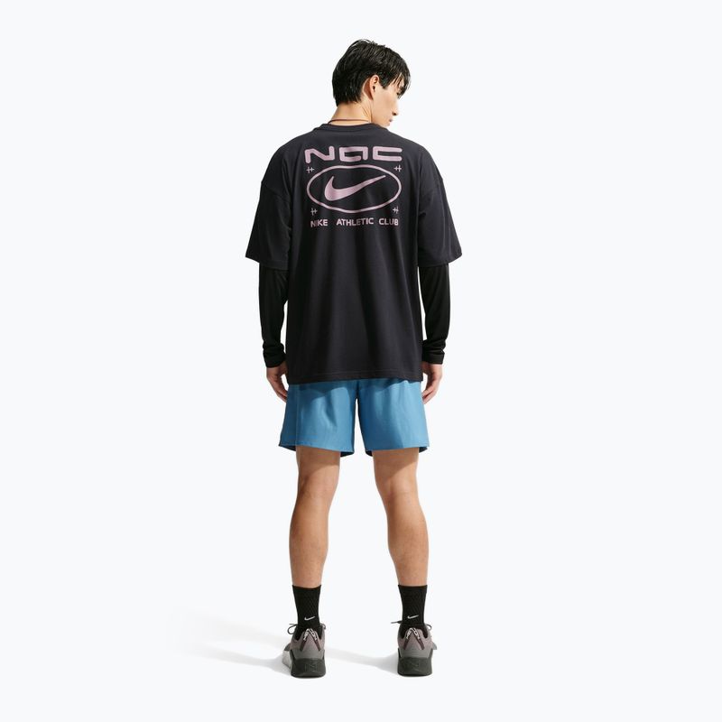 Tricou de antrenament bărbați Nike N.A.C. black/purple smoke 3