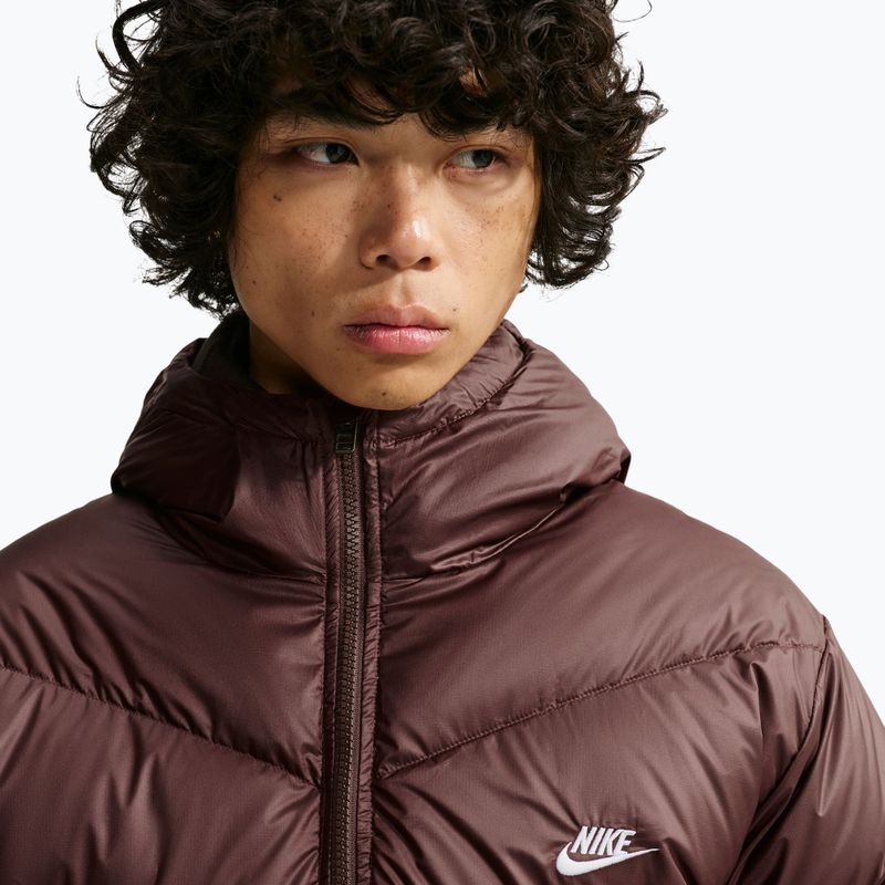 Geacă cu puf pentru bărbați Nike Windrunner light chocolate/light chocolate/white 6