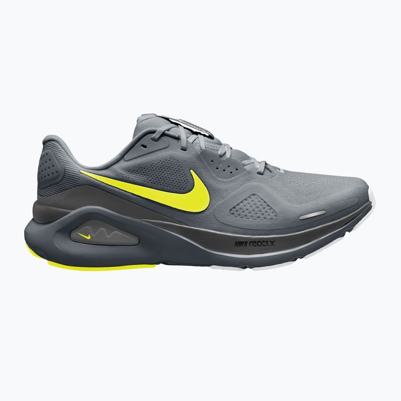 Încălțăminte de alergare pentru bărbați Nike Structure 26 Cool Grey/Dark Smoke Grey/Lemon Venom