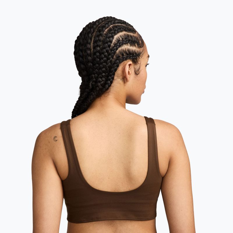 Sutien de antrenament pentru femei Nike One cacao wow 2