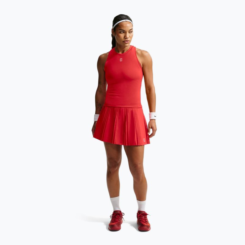 Fustă de tenis Nike Court Advantage university red/white 2