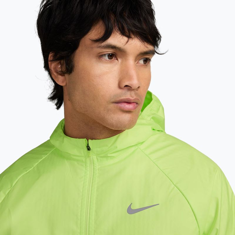 Geacă de alergare pentru bărbați Nike Miler Therma-Fit Repel Winterized light lemon twist/black 3