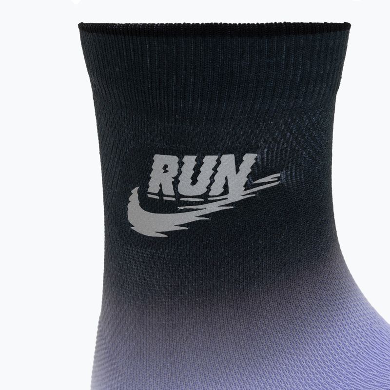 Șosete Nike Run Midweight purple pulse/black 3