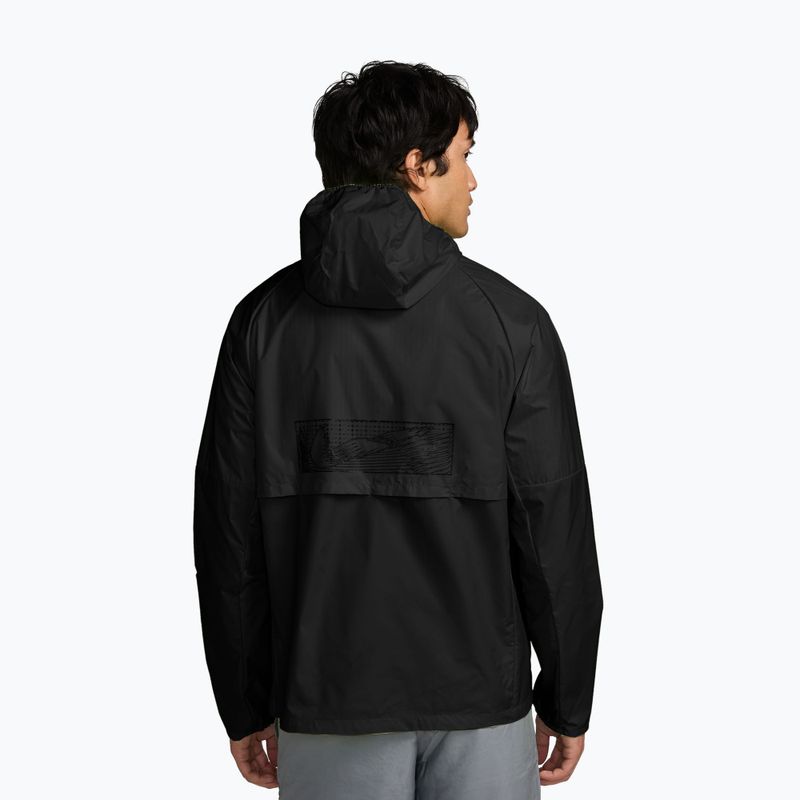 Geacă de alergare pentru bărbați Nike Miler Therma-Fit Repel Winterized black/black 2