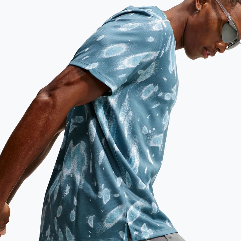 Tricou de alergare pentru bărbați Nike Miler Dri-Fit UV smokey blue 5