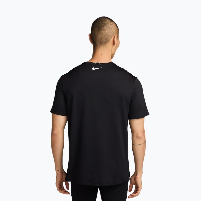 Tricou de alergare pentru bărbați Nike Miler black 2