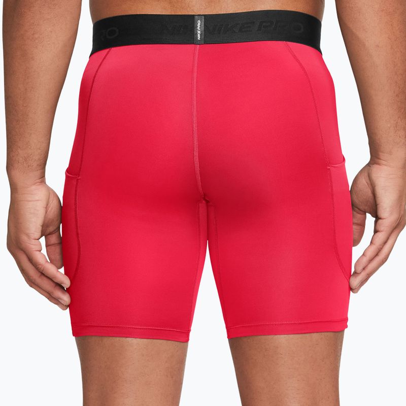 Pantaloni scurți de antrenament pentru bărbați Nike Pro Dri-Fit Fitness Long laser crimson/black 2