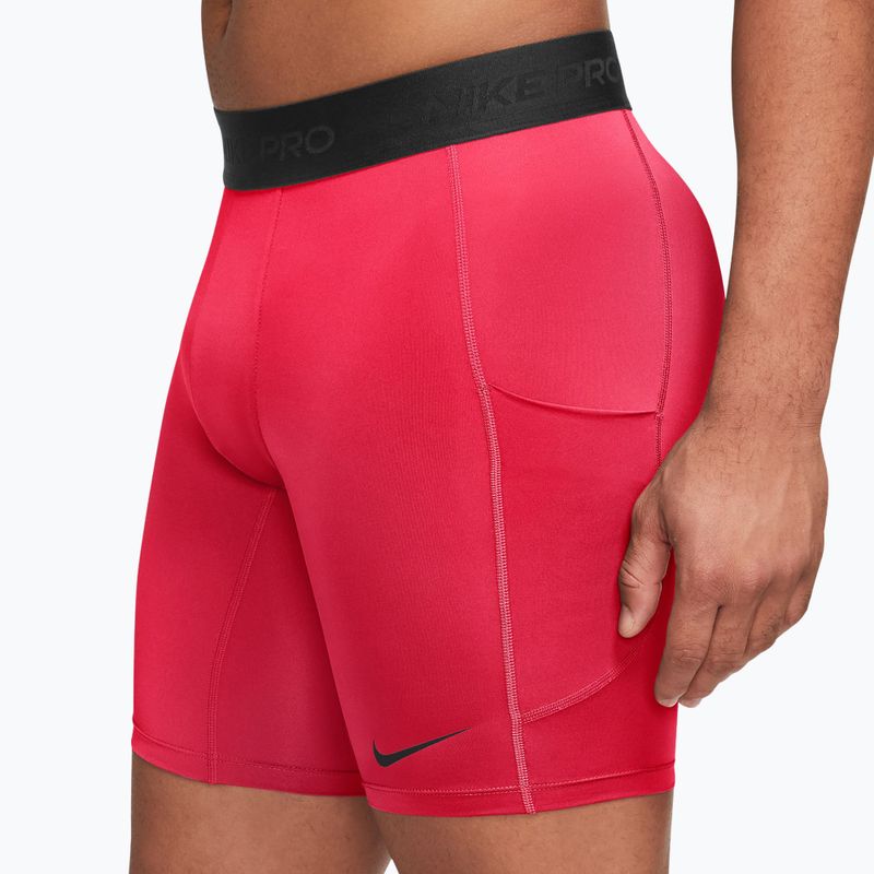 Pantaloni scurți de antrenament pentru bărbați Nike Pro Dri-Fit Fitness Long laser crimson/black 3