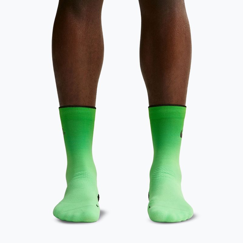 Șosete Nike Run Midweight illusion green/black 4