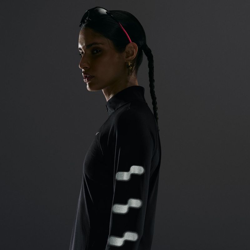 Longsleeve de alergare pentru femei Nike Tempo Flash black 7