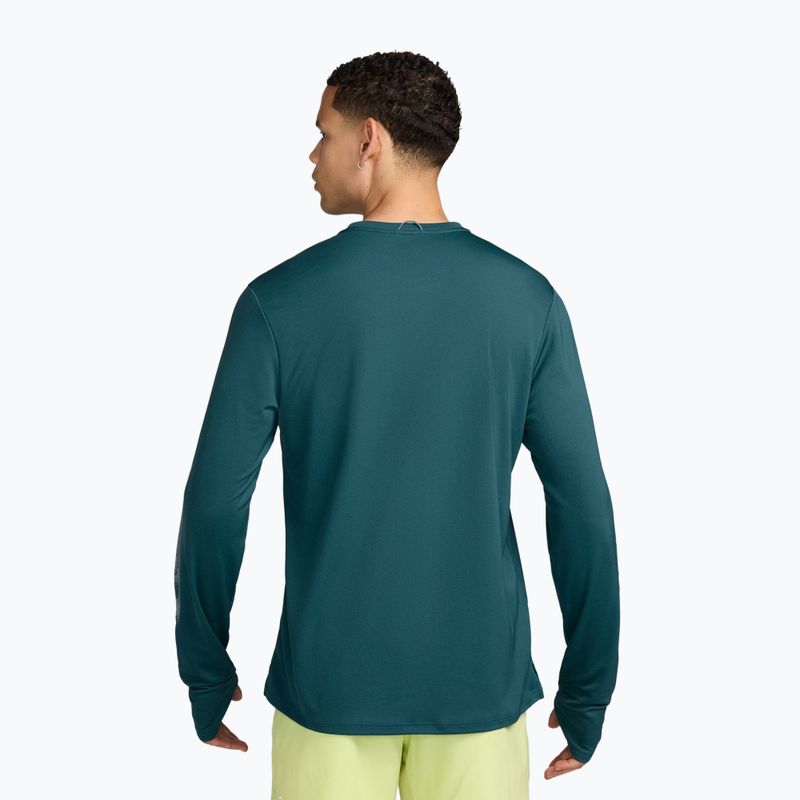 Longsleeve de alergare pentru bărbați Nike Miler bright spruce 2