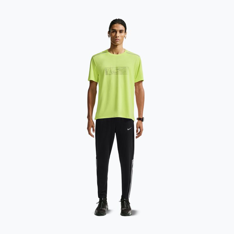 Tricou de alergare pentru bărbați Nike Miler light lemon twist 2