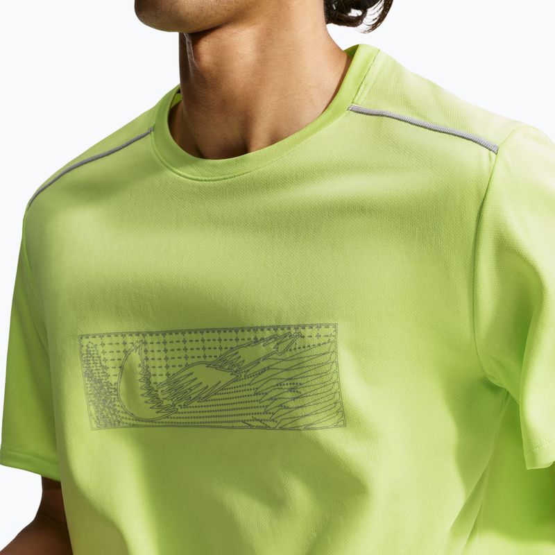 Tricou de alergare pentru bărbați Nike Miler light lemon twist 6