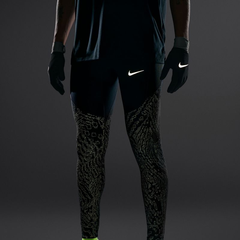 Colanți de alergare pentru bărbați Nike Stride Dri-FIT Winterized black/black 6