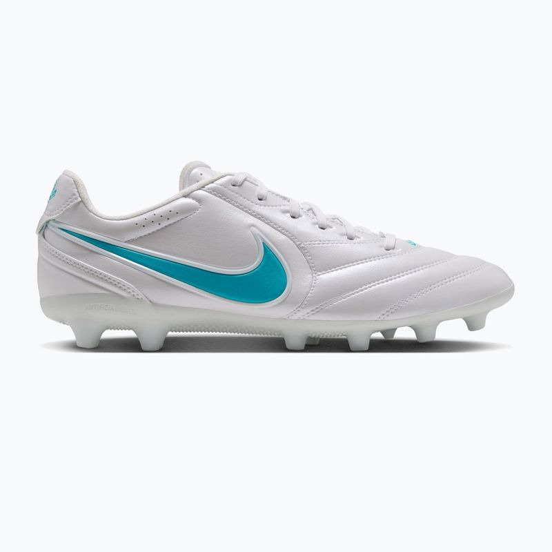 Încălțăminte de fotbal pentru bărbați Nike Tiempo Ligera Pro AG white/white/dusty cactus
