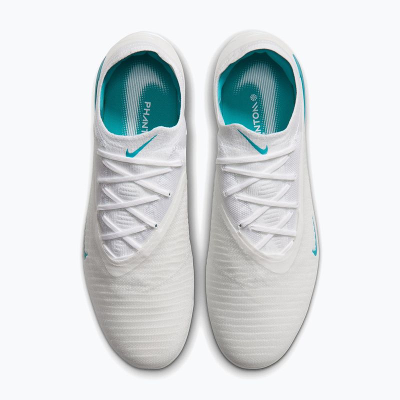 Încălțăminte de fotbal pentru bărbați Nike Phantom 6 Low Elite SG white/white/dusty cactus 3