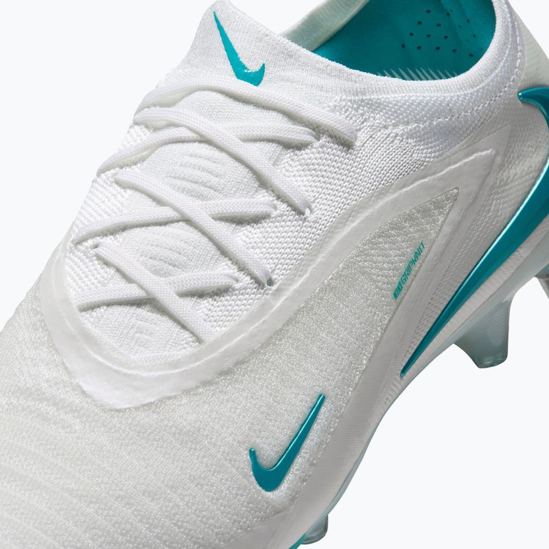 Încălțăminte de fotbal pentru bărbați Nike Phantom 6 Low Elite SG white/white/dusty cactus 5