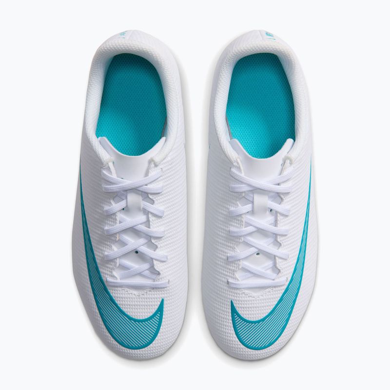 Încălțăminte de fotbal pentru copii Nike Mercurial Vapor 17 Club Jr MG white/dusty cactus 3