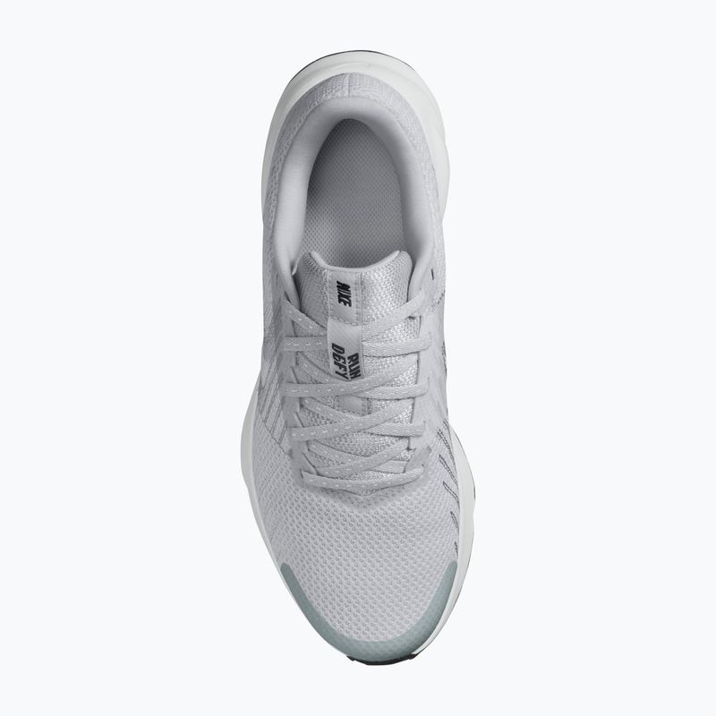 Încălțăminte de alergare pentru femei Nike Run Defy wolf grey/off white/metallic silver 4